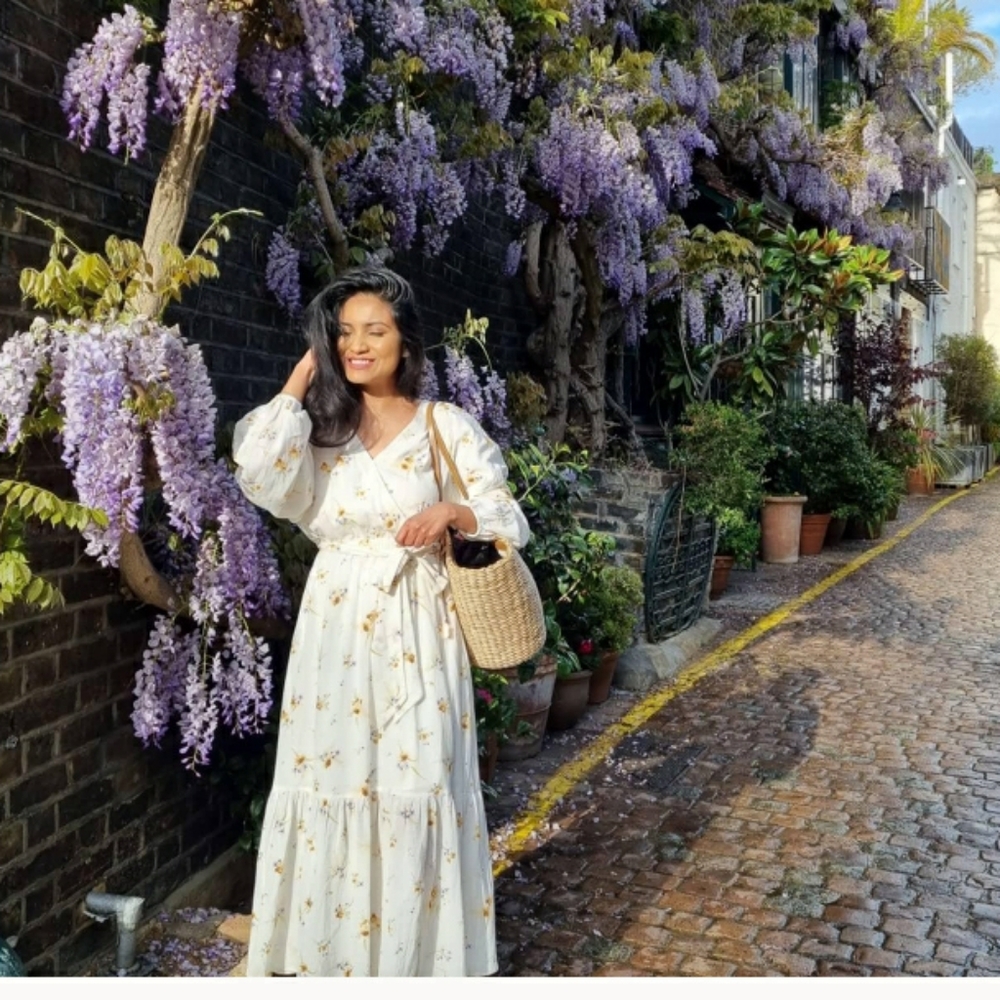 H&M Ankle length wrap dress